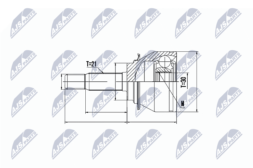 Joint Kit, drive shaft - NPZ-RE-045 NTY