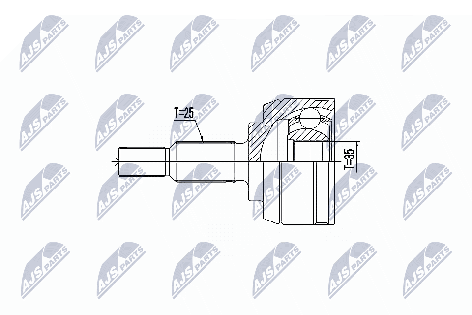 Gelenksatz, Antriebswelle - NPZ-RE-046 NTY