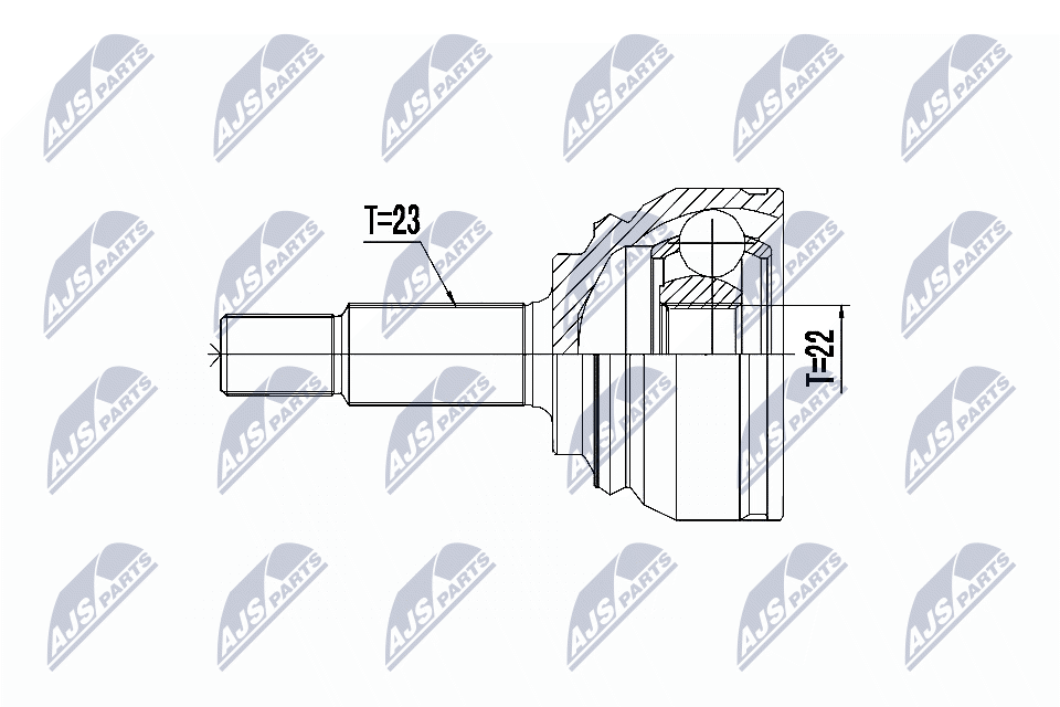 Gelenksatz, Antriebswelle - NPZ-RE-055 NTY