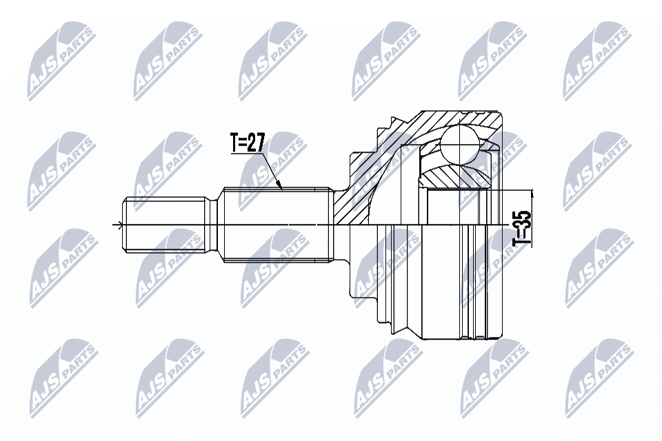 Gelenksatz, Antriebswelle - NPZ-RE-058 NTY