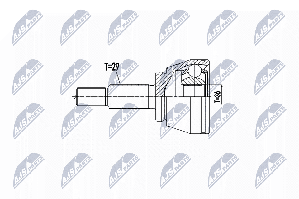 Gelenksatz, Antriebswelle - NPZ-RE-059 NTY