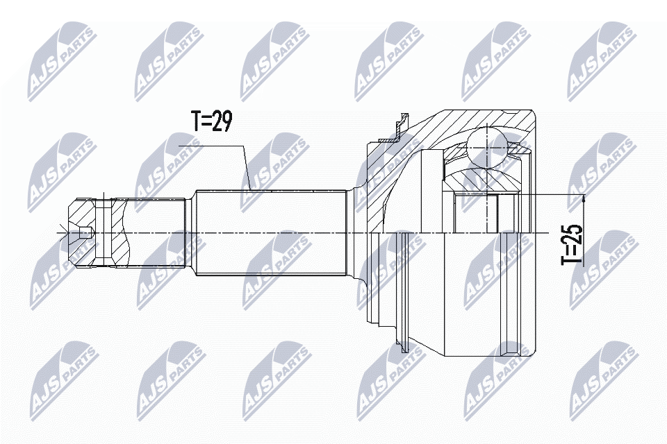 Gelenksatz, Antriebswelle - NPZ-RE-061 NTY