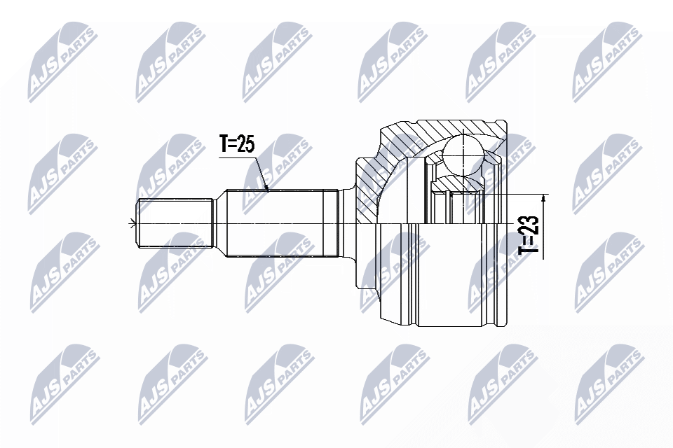 Gelenksatz, Antriebswelle - NPZ-RE-062 NTY