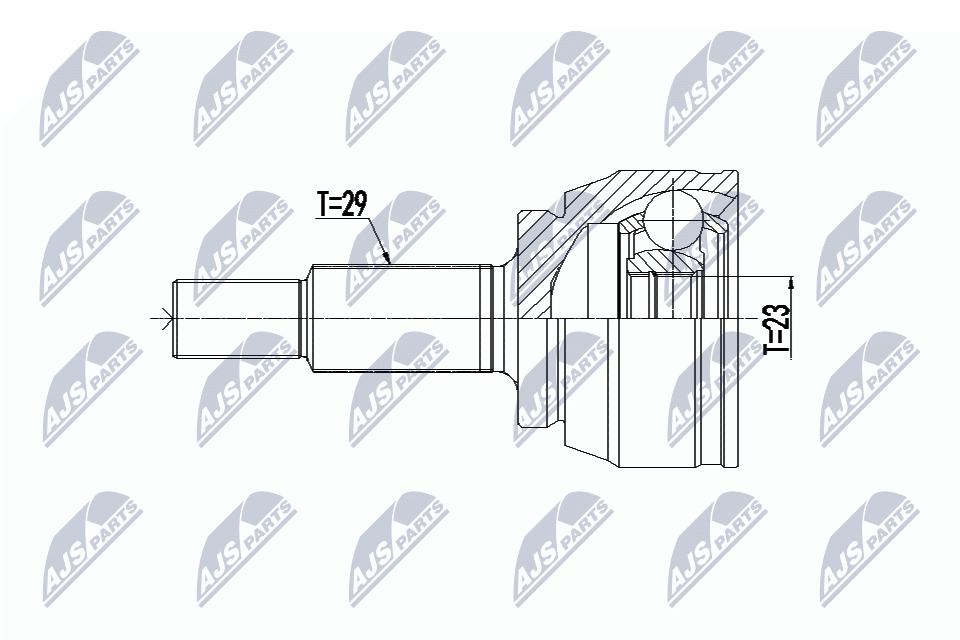 Kit giunti, Semiasse - NPZ-RE-063 NTY