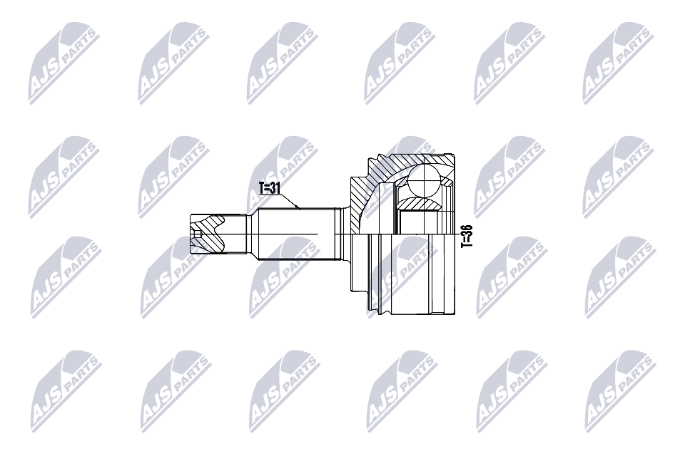 Gelenksatz, Antriebswelle - NPZ-RE-065 NTY
