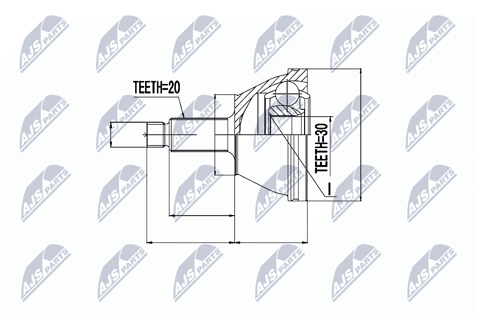 Joint Kit, drive shaft - NPZ-SK-003 NTY