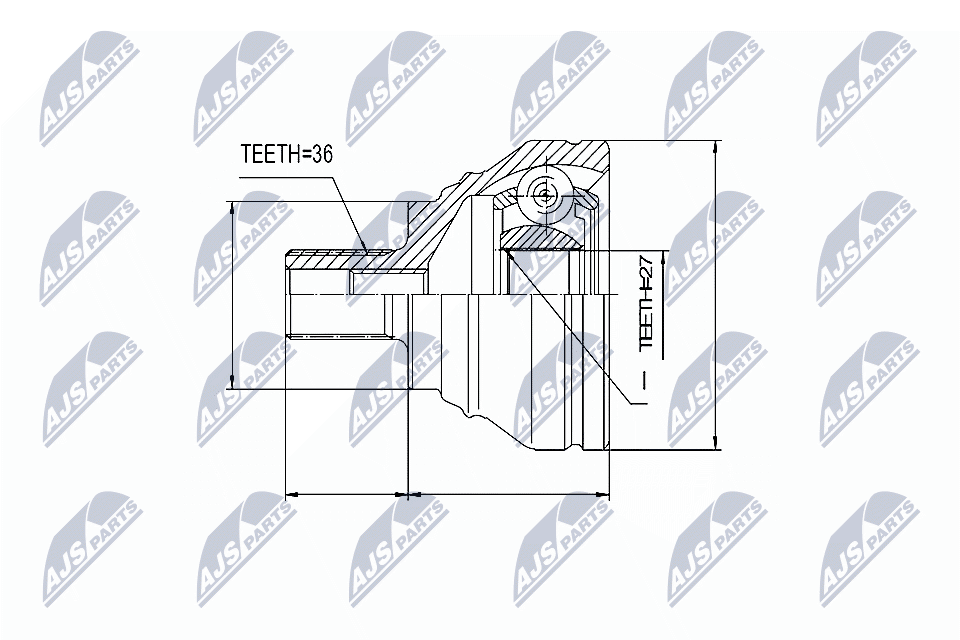 Joint Kit, drive shaft - NPZ-SK-009 NTY