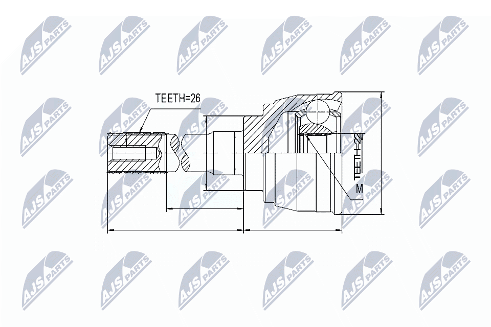 Joint Kit, drive shaft - NPZ-SU-006 NTY