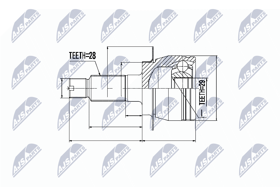 Joint Kit, drive shaft - NPZ-SU-026 NTY