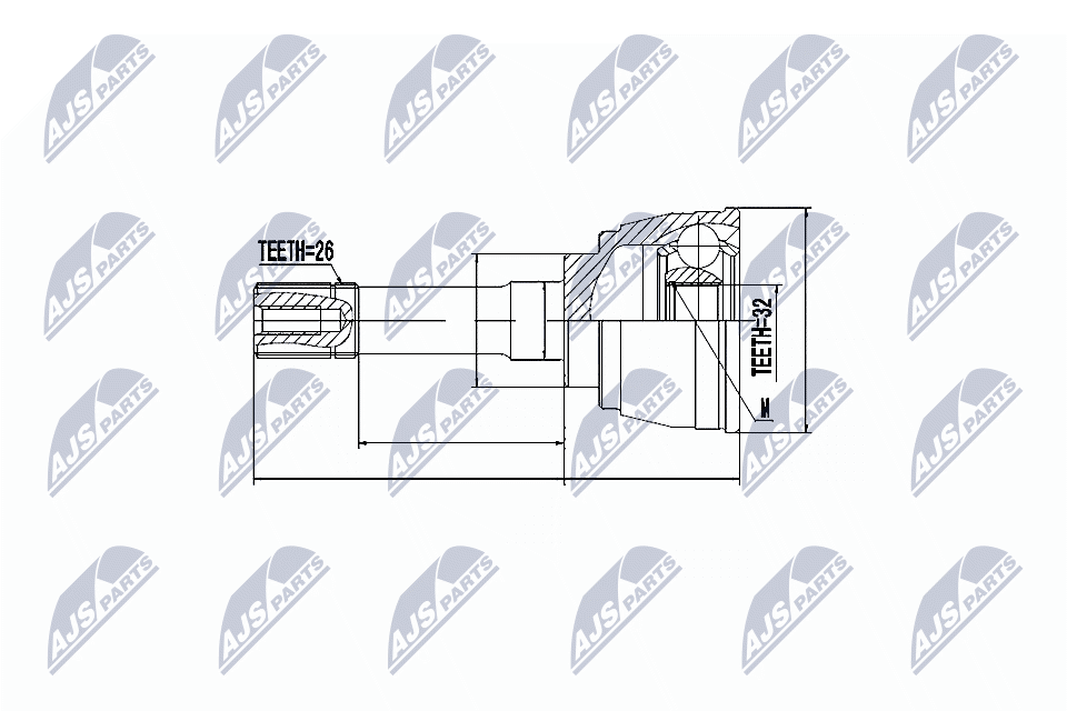 Joint Kit, drive shaft - NPZ-SU-030 NTY