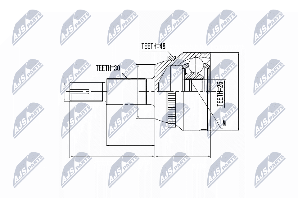 Joint Kit, drive shaft - NPZ-TY-010 NTY