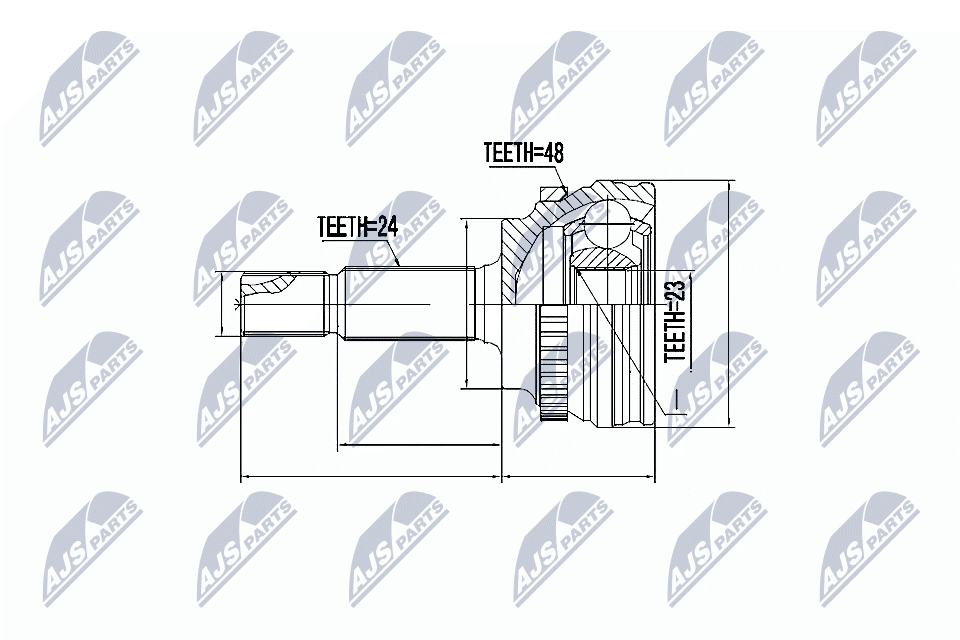 Joint Kit, drive shaft - NPZ-TY-056 NTY