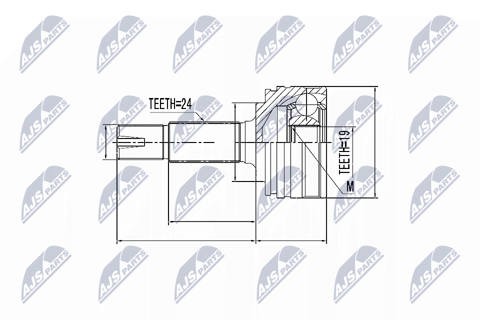 Joint Kit, drive shaft - NPZ-TY-083 NTY
