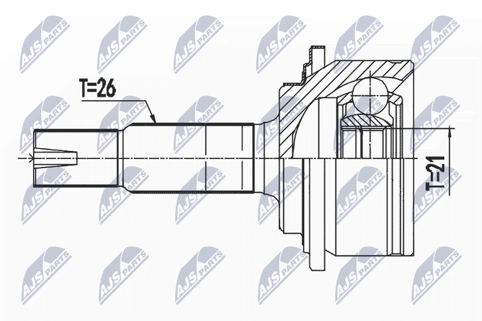 Joint Kit, drive shaft - NPZ-TY-104 NTY