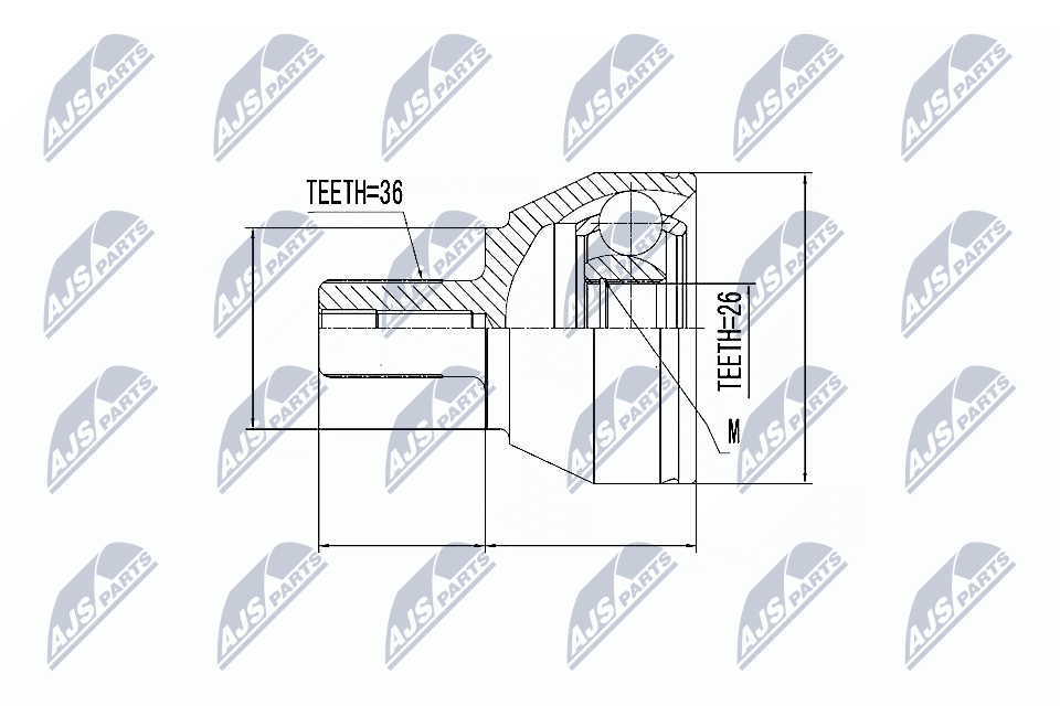 Joint Kit, drive shaft - NPZ-VV-014 NTY