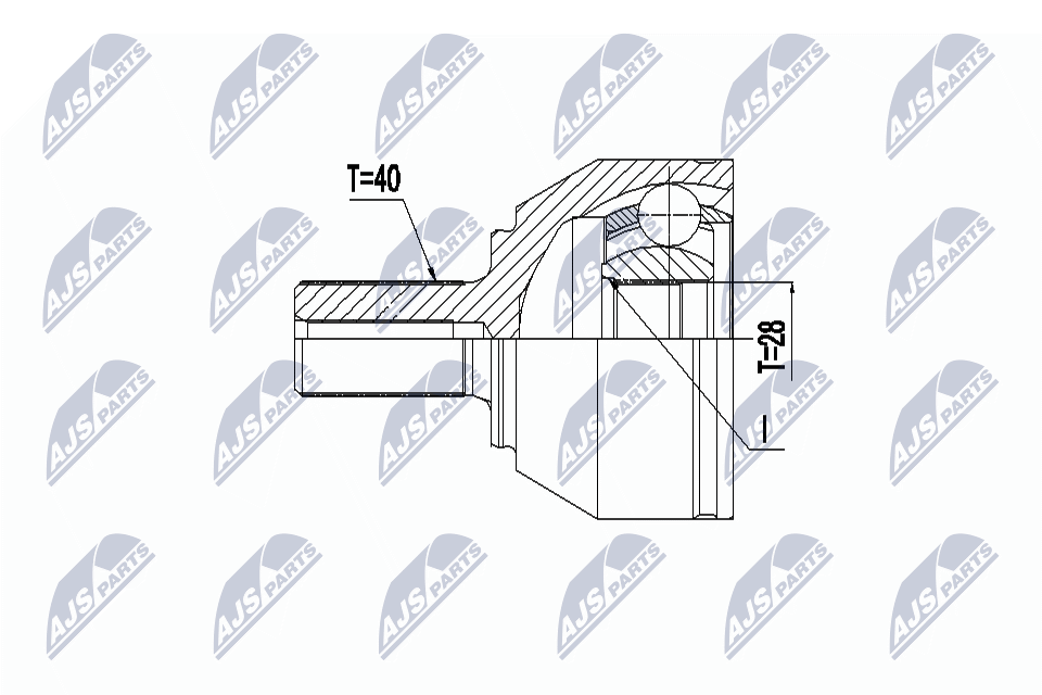 Joint Kit, drive shaft - NPZ-VV-024 NTY