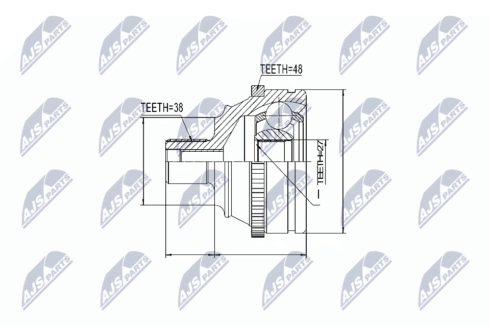 Joint Kit, drive shaft - NPZ-VW-010 NTY