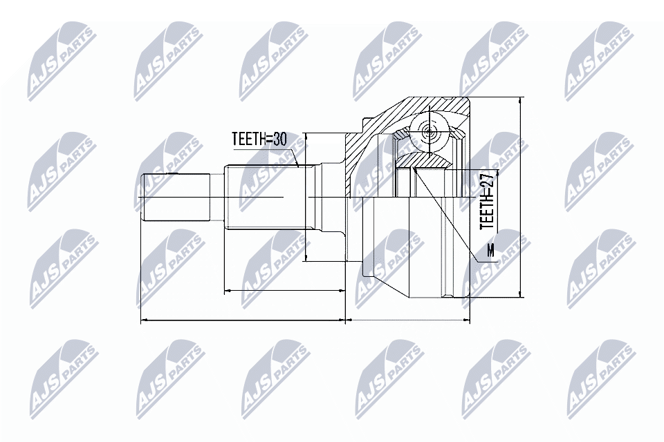 Joint Kit, drive shaft - NPZ-VW-027 NTY