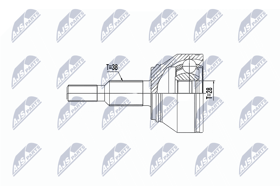Kit giunti, Semiasse - NPZ-VW-042 NTY