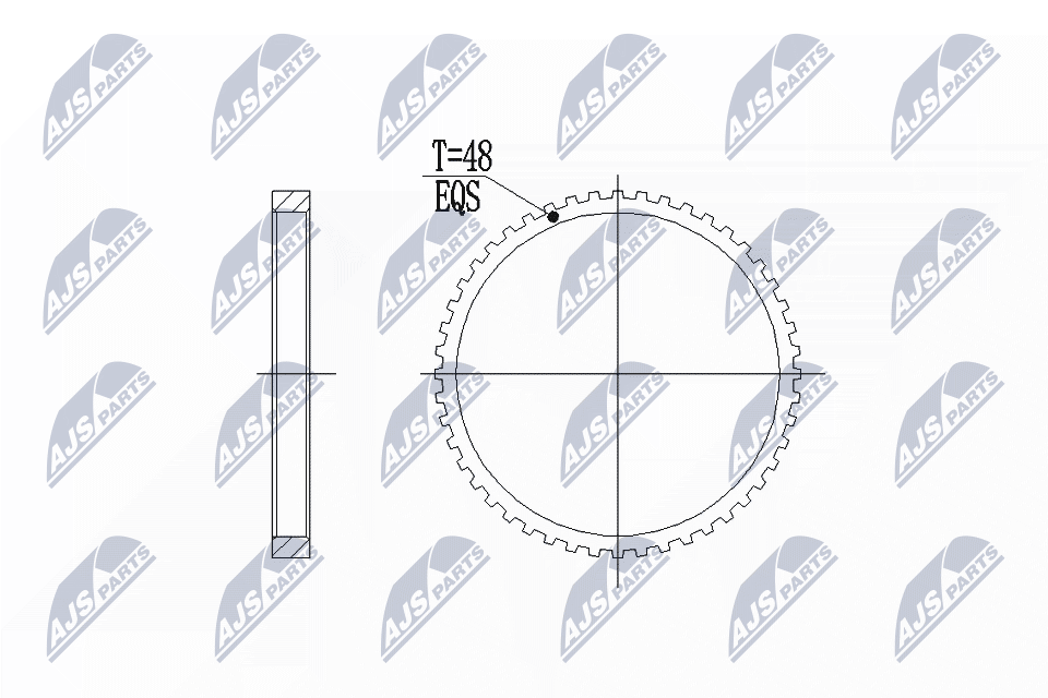 Sensor Ring, ABS - NZA-VV-002 NTY