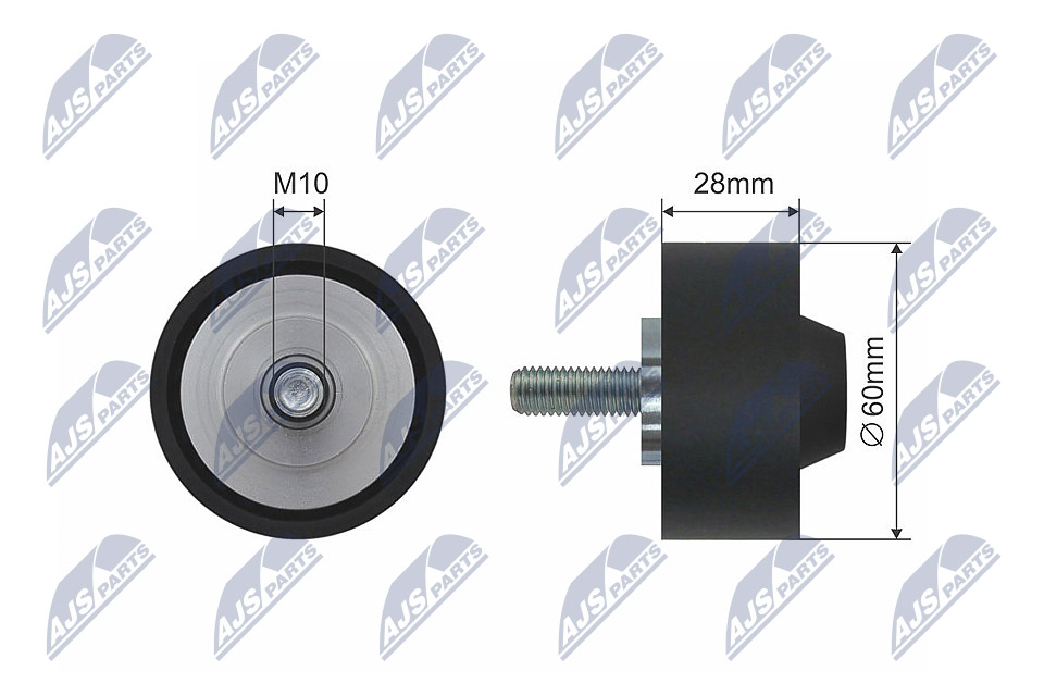 Galoppino/Guidacinghia, Cinghia trapezoidale - RNK-AU-039 NTY