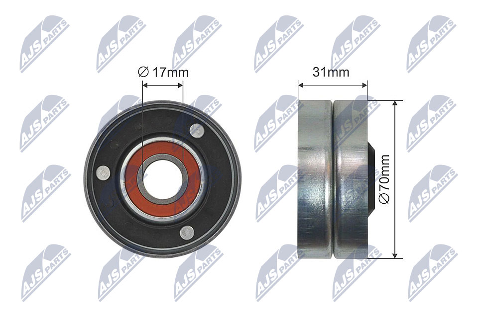 Galoppino/Guidacinghia, Cinghia trapezoidale - RNK-AU-040 NTY
