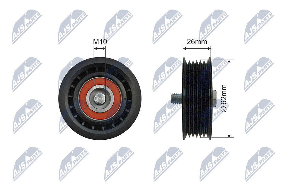 Rullo tenditore, Cinghia Poly-V - RNK-AU-061 NTY