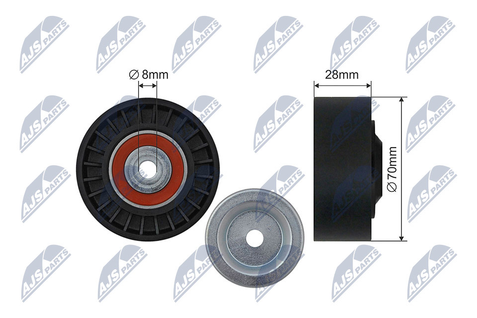 Galoppino/Guidacinghia, Cinghia Poly-V - RNK-AU-064 NTY