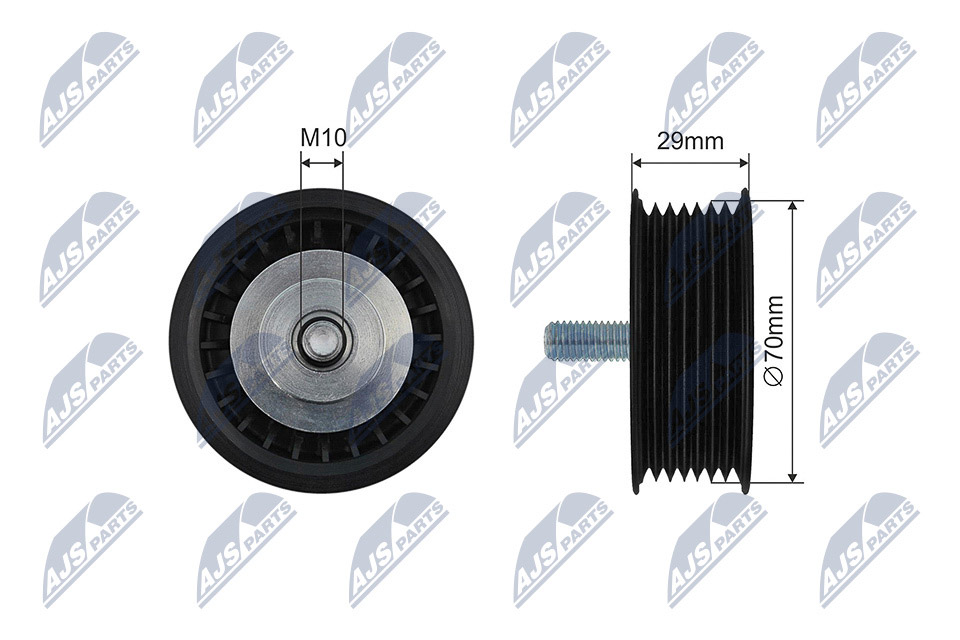 Rullo tenditore, Cinghia Poly-V - RNK-AU-073 NTY