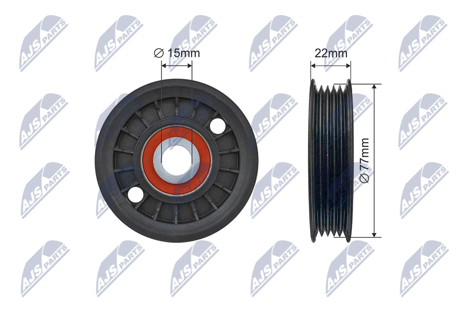 Rullo tenditore, Cinghia Poly-V - RNK-AU-077 NTY