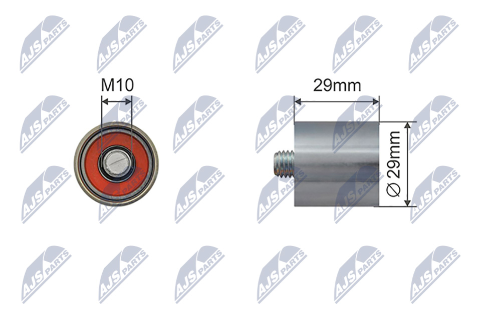 Rullo tenditore, Cinghia Poly-V - RNK-AU-081 NTY