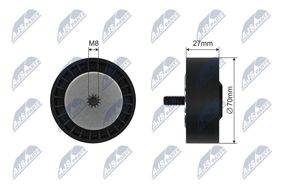 Rullo tenditore, Cinghia Poly-V - RNK-BM-049 NTY