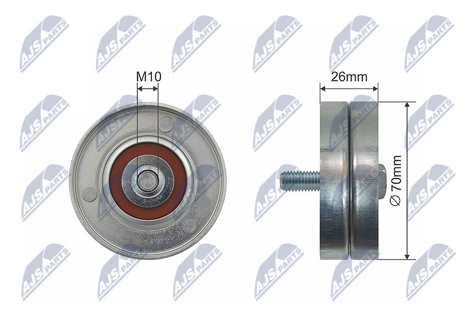 Galoppino/Guidacinghia, Cinghia Poly-V - RNK-CH-020 NTY