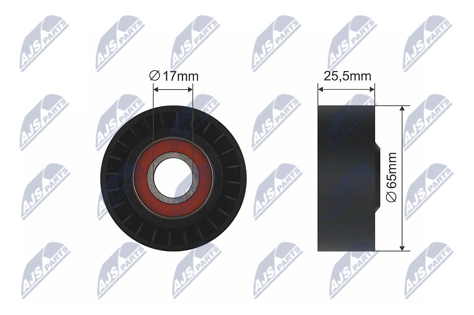 Tensioner Pulley, V-belt - RNK-CH-031 NTY