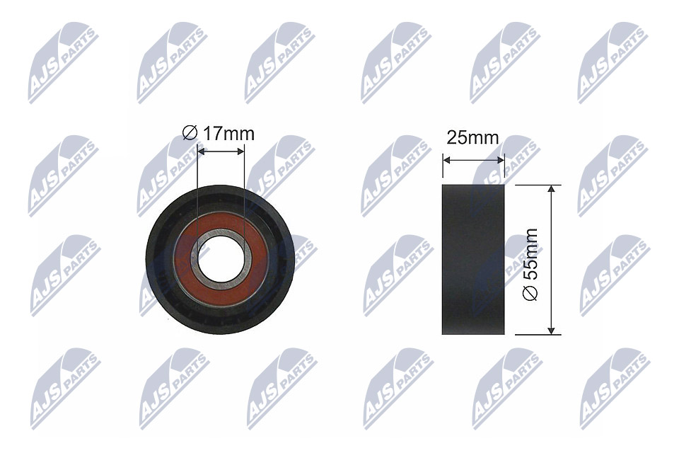 Rullo tenditore, Cinghia Poly-V - RNK-CT-009 NTY