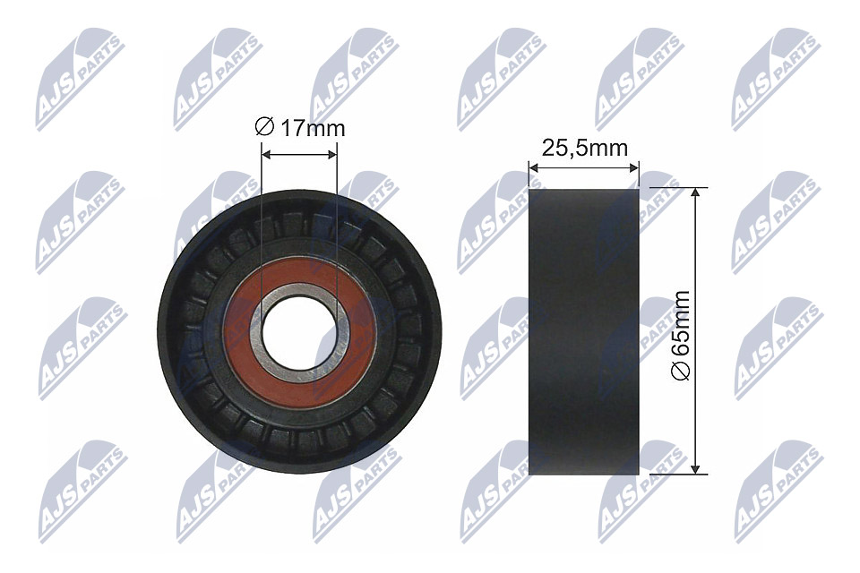 Tensioner Pulley, V-belt - RNK-CT-038 NTY
