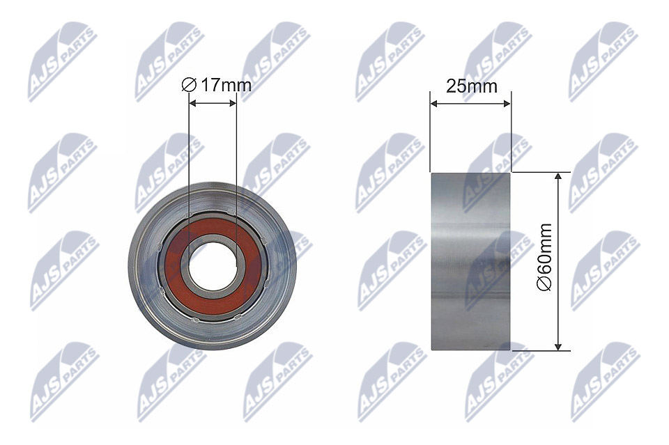 Rullo tenditore, Cinghia trapezoidale - RNK-CT-045 NTY