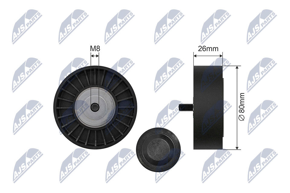 Rullo tenditore, Cinghia Poly-V - RNK-CT-063 NTY