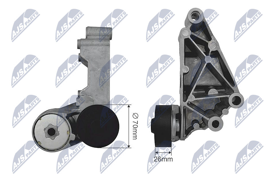 Rullo tenditore, Cinghia Poly-V - RNK-FR-033 NTY