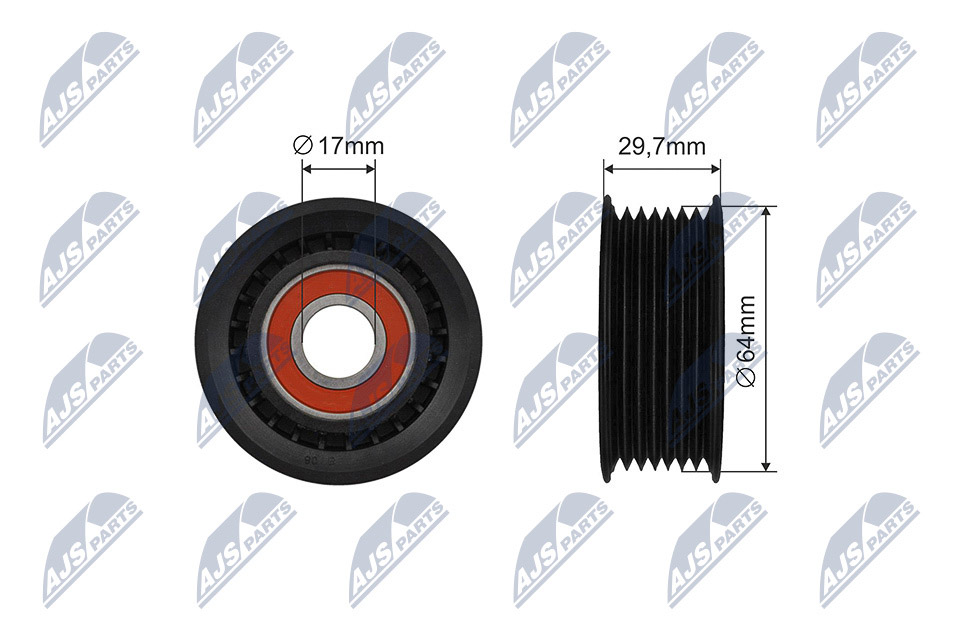 Rullo tenditore, Cinghia Poly-V - RNK-FR-056 NTY