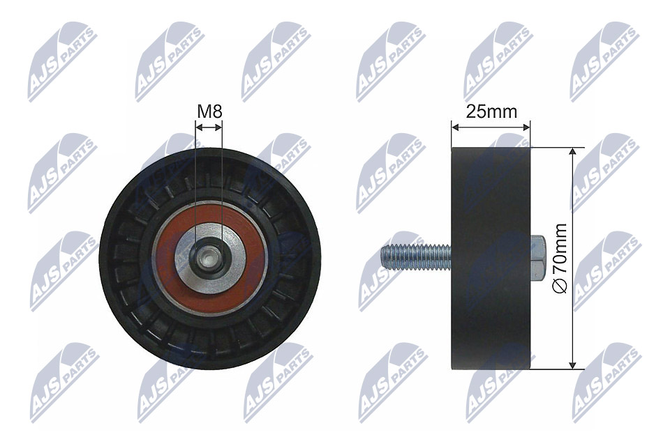 Galoppino/Guidacinghia, Cinghia Poly-V - RNK-FT-007 NTY