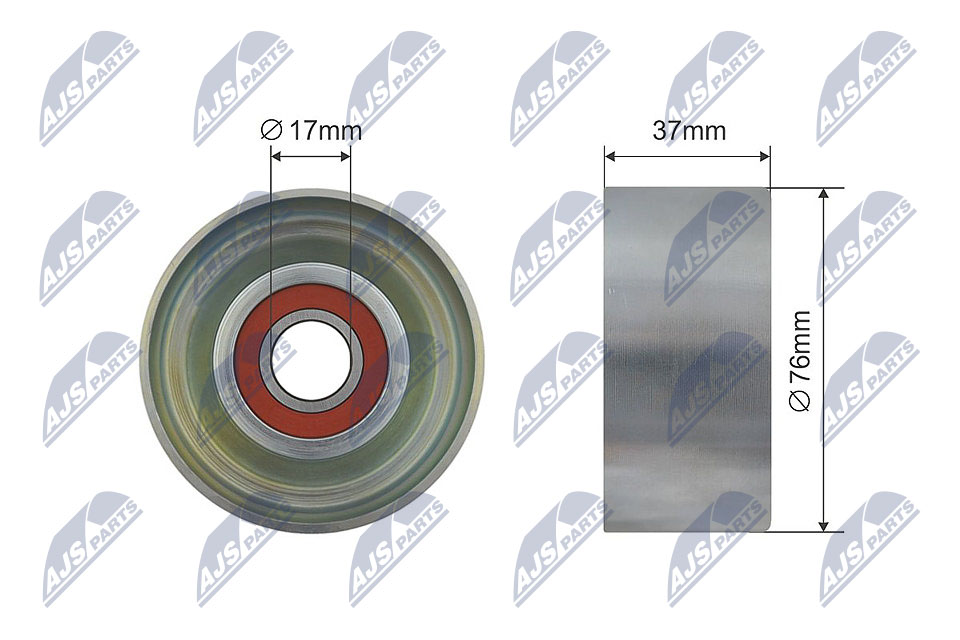 Tensioner Pulley, V-belt - RNK-HD-005 NTY