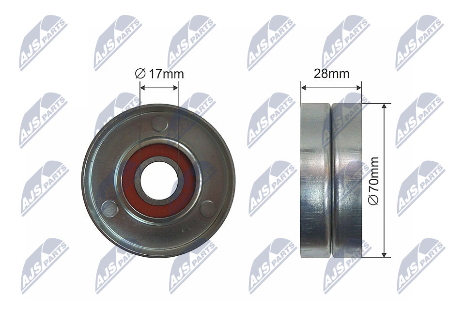 Rullo tenditore, Cinghia Poly-V - RNK-KA-004 NTY