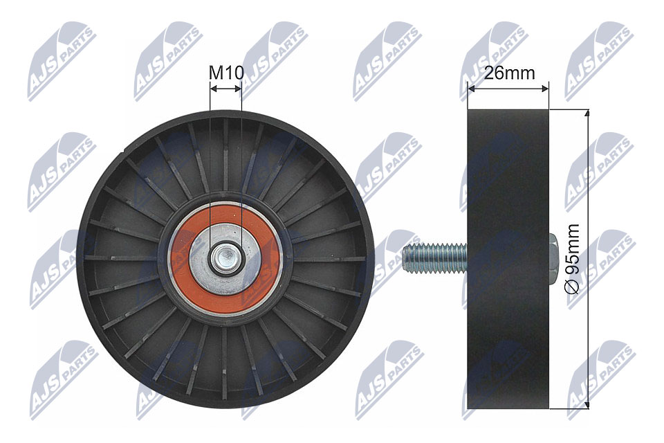 Galoppino/Guidacinghia, Cinghia Poly-V - RNK-LR-008 NTY