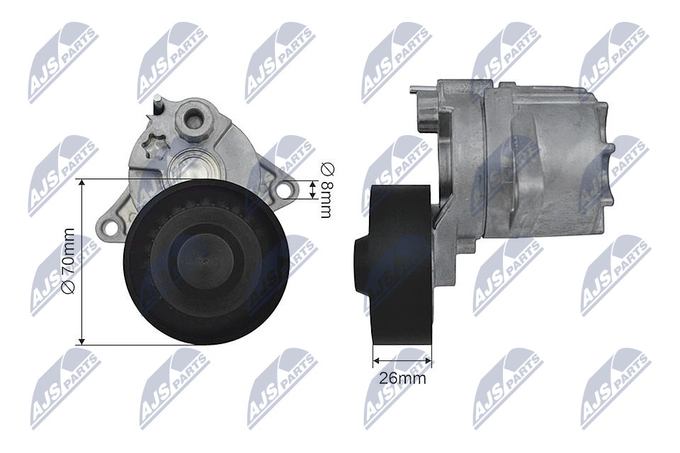 Rullo tenditore, Cinghia Poly-V - RNK-ME-011 NTY