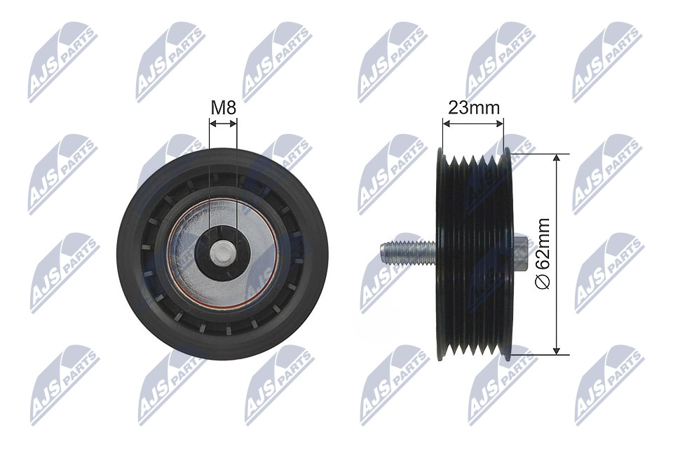 Deflection/Guide Pulley, V-belt - RNK-ME-024 NTY