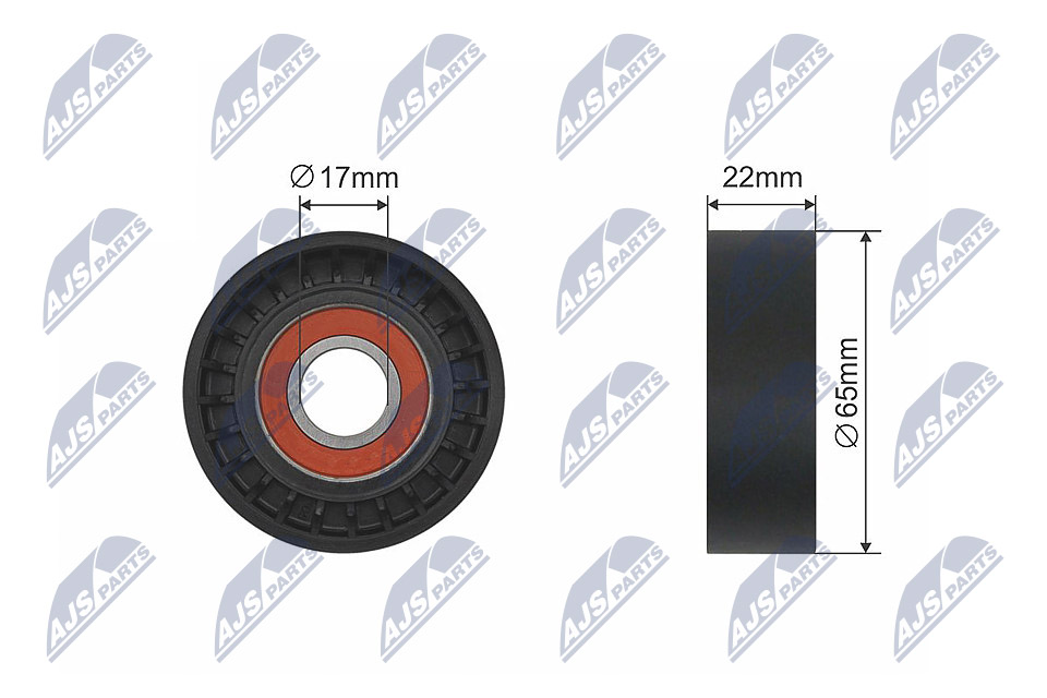 Tensioner Pulley, V-belt - RNK-ME-039 NTY