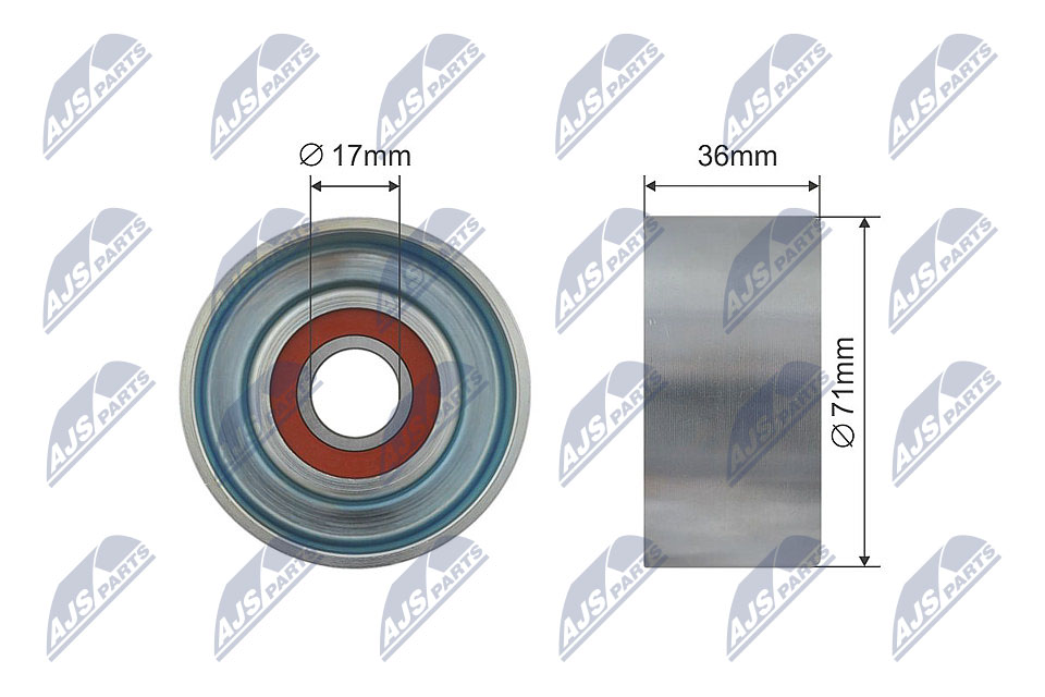 Belt Tensioner, V-ribbed belt - RNK-MZ-002 NTY
