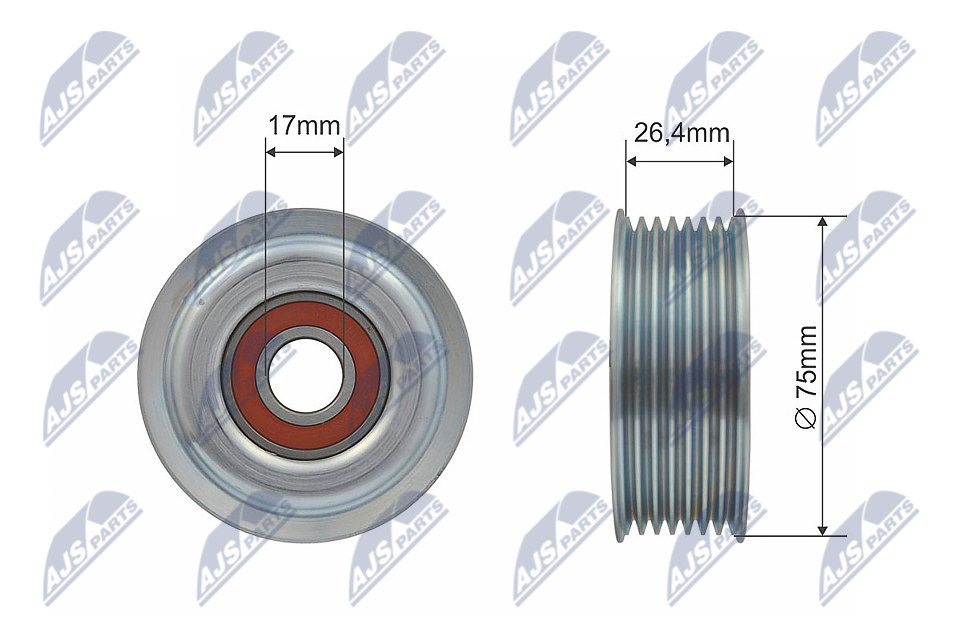 Galoppino/Guidacinghia, Cinghia Poly-V - RNK-TY-008 NTY