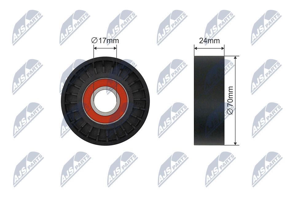 Rullo tenditore, Cinghia Poly-V - RNK-TY-038 NTY